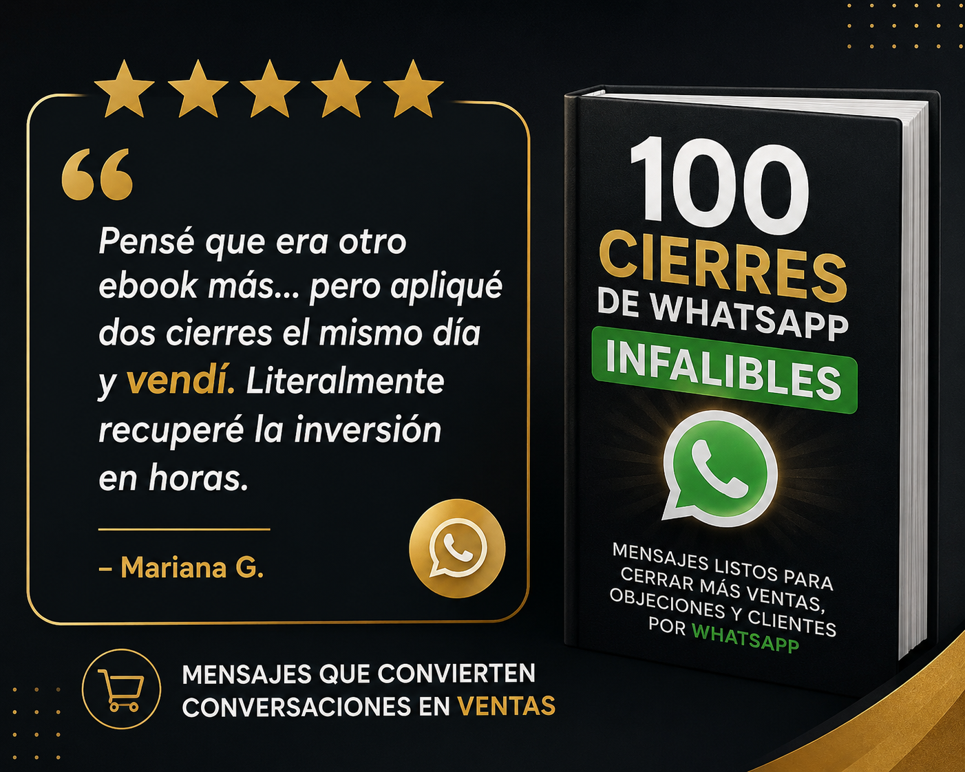 100 cierres de WhatsApp